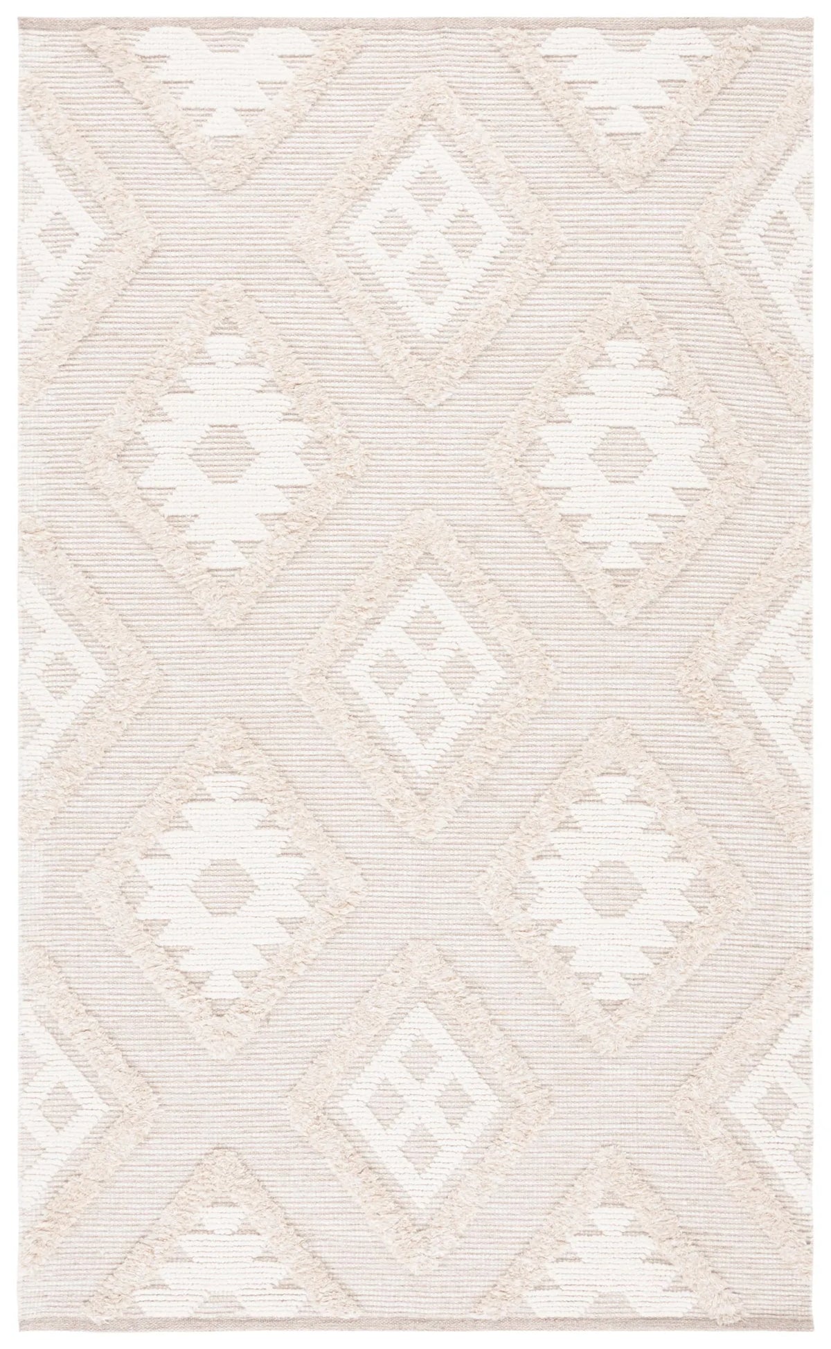 Safavieh Natura 4'-0" x 6'-0" Rug in Beige / Light Grey
