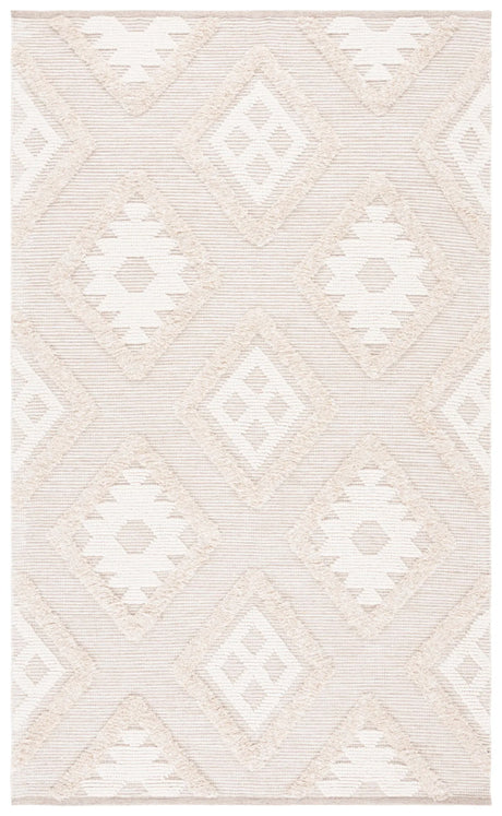 Safavieh Natura 4'-0" x 6'-0" Rug in Beige / Light Grey