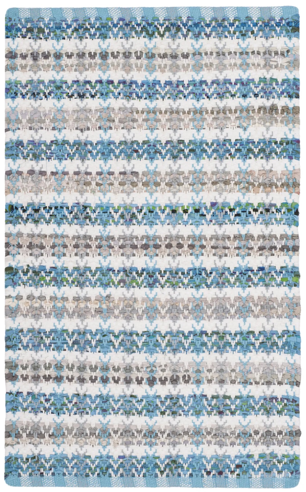 Safavieh Montauk 2'-0" x 3'-0" Rug in Aqua / Multi