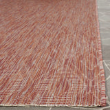 Safavieh Courtyard 6'-7" x 9'-6" Rug in Red / Red
