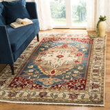 Safavieh Kashan 4'-0" x 6'-0" Rug in Ivory / Blue