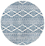 Safavieh Tulum 10'-0" x 10'-0" Rug in Ivory / Navy