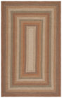 Safavieh Braided 4'-0" x 6'-0" Rug in Ivory / Green