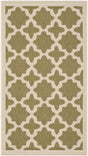 Safavieh Courtyard 2'-0" x 3'-7" Rug in Green / Beige
