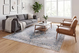 Dynamic Rugs Ruby 2161 Grey / Blue Rugs - Room