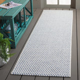 Safavieh Sisal All-Weather 2'-2" x 11'-0" Rug in Blue / Ivory