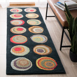 Safavieh Soho 2'-6" x 10'-0" Rug in Black / Multi