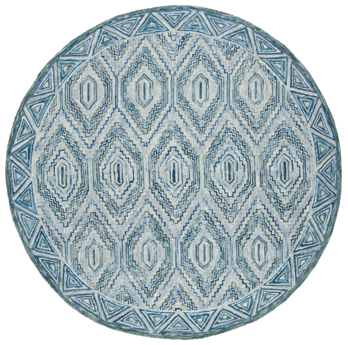 Safavieh Aspen 7'-0" x 7'-0" Rug in Grey / Blue