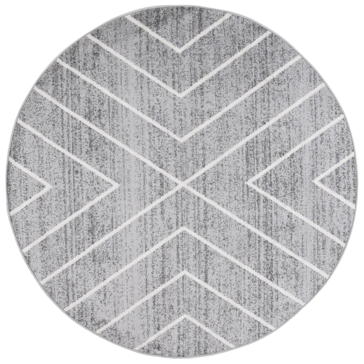Safavieh Adirondack 6'-0" x 6'-0" Rug in Dark Grey / Ivory