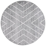 Safavieh Adirondack 6'-0" x 6'-0" Rug in Dark Grey / Ivory