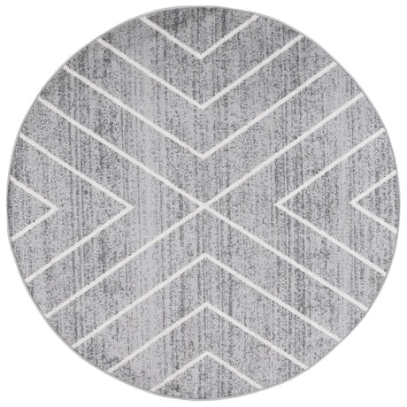 Safavieh Adirondack 6'-0" x 6'-0" Rug in Dark Grey / Ivory