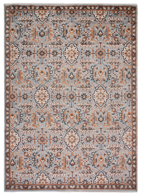 Safavieh Haj Jalili 9'-0" x 12'-0" Rug in Grey / Rust