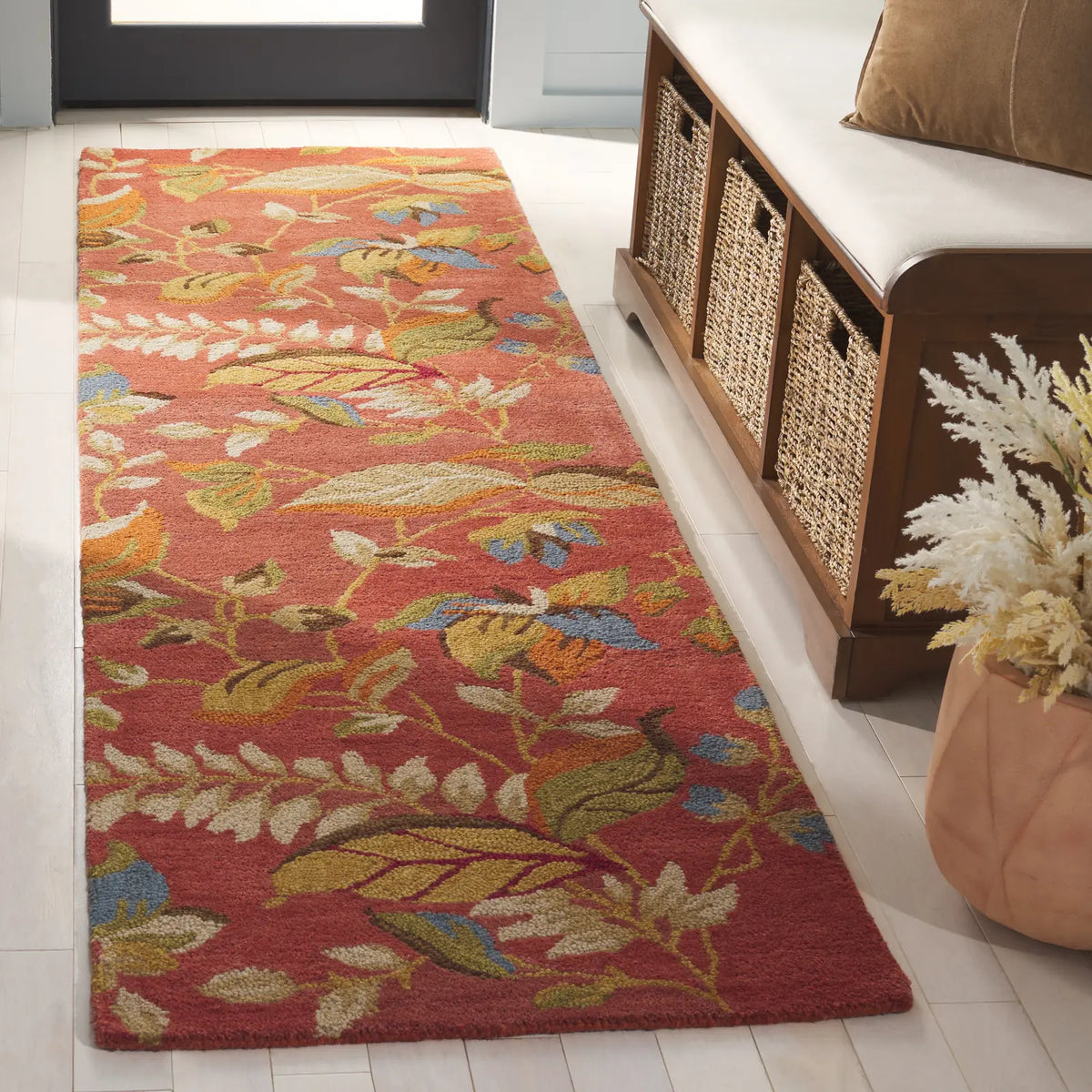 Safavieh Blossom 2'-3" x 11'-0" Rug in Rust / Multi