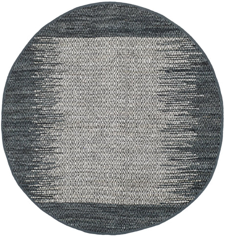 Safavieh Vintage Leather 6'-0" x 6'-0" Rug in Light Grey / Charcoal