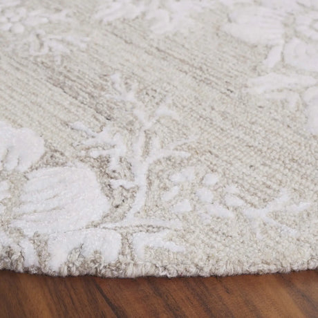 Safavieh Glamour 6'-0" x 6'-0" Rug in Beige / Ivory