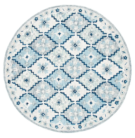 Safavieh Suzani 6'-0" x 6'-0" Rug in Blue / Grey