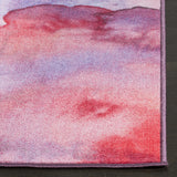Safavieh Paint Brush 4'-4" x 6'-0" Rug in Fuchsia / Lavender