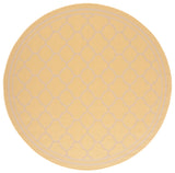 Safavieh Courtyard 6'-7" x 6'-7" Rug in Gold / Beige