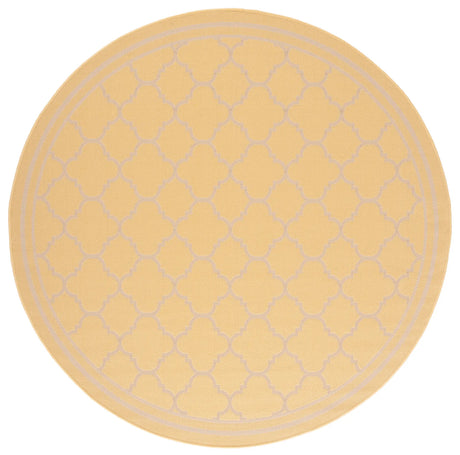 Safavieh Courtyard 6'-7" x 6'-7" Rug in Gold / Beige