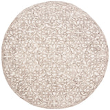 Safavieh Trace 6'-0" x 6'-0" Rug in Brown / Ivory