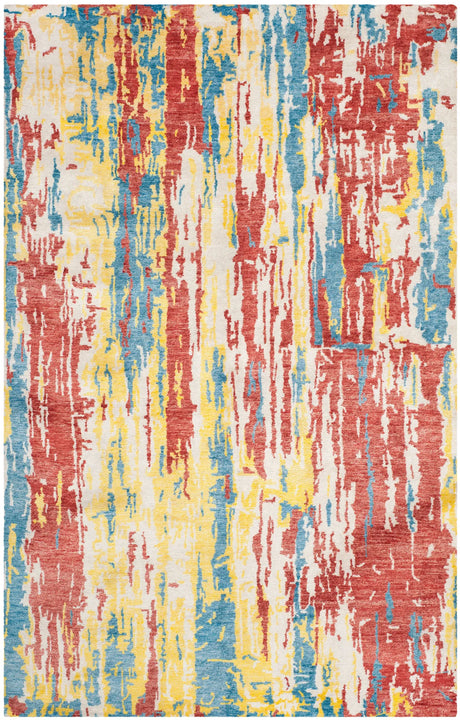 Safavieh Tibetan 5'-0" x 8'-0" Rug in White / Multi