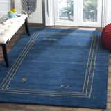 Safavieh Himalaya 4'-0" x 6'-0" Rug in Blue / Multi