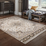 Oriental Weavers Sphinx Maharaja 660J1 Ivory/Blue Rugs - room scene