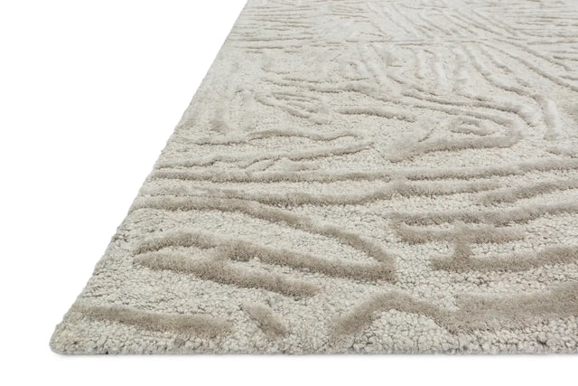 Loloi Juneau Jy-06 Silver / Silver Rugs - rug corner