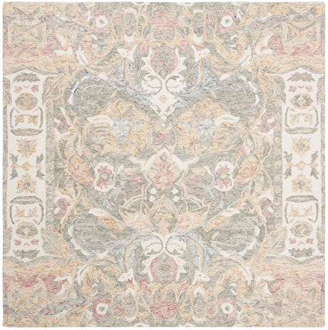 Safavieh Aubusson 6'-0" x 6'-0" Rug in Ivory / Sage
