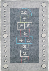 Dynamic Rugs Kidz 8083 Grey/Multi Rugs - Rectangular
