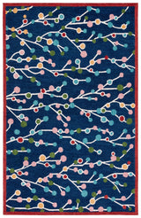 Safavieh Jardin 4'-0" x 6'-0" Rug in Blue / Pink