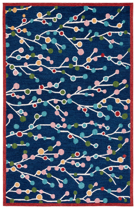Safavieh Jardin 4'-0" x 6'-0" Rug in Blue / Pink