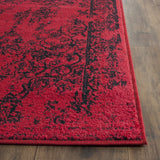 Safavieh Adirondack 2'-6" x 10'-0" Rug in Red / Black