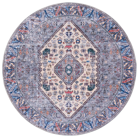 Safavieh Tucson 6'-0" x 6'-0" Rug in Beige / Grey