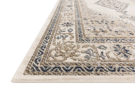 Loloi Teagan Tea-02 Oatmeal/Ivory Rugs - rug corner