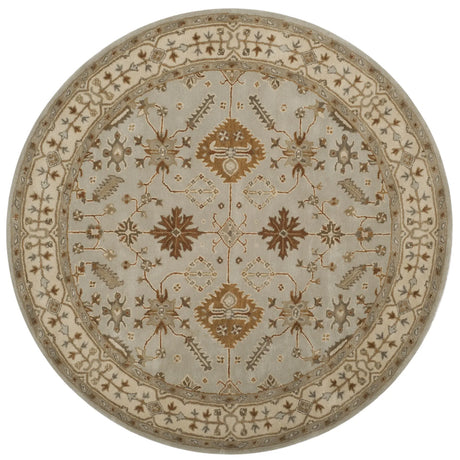 Safavieh Royalty 7'-0" x 7'-0" Rug in Light Grey / Cream