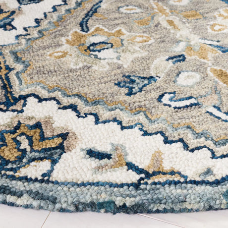 Safavieh Aspen 5'-0" x 5'-0" Rug in Grey / Ivory