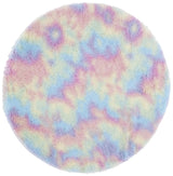 Safavieh Rainbow Shag 4'-0" x 4'-0" Rug in Rainbow
