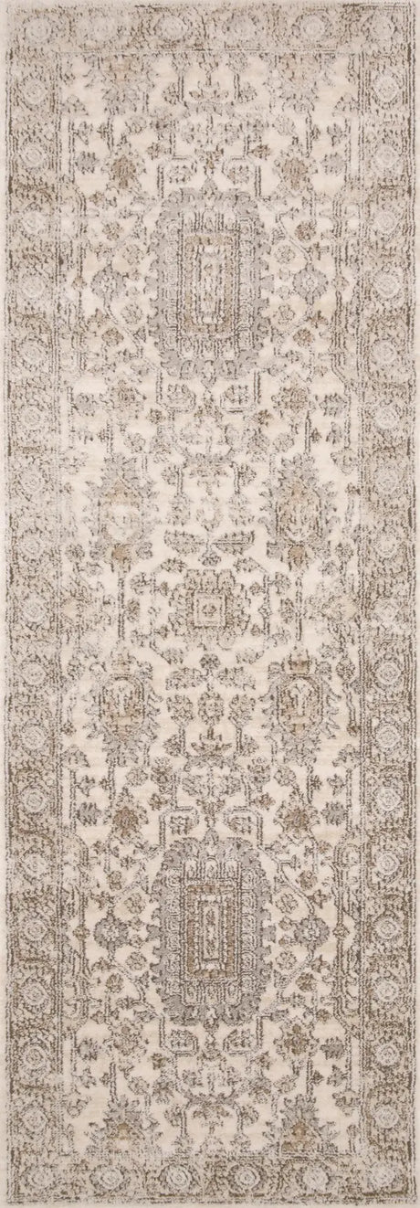 Loloi Teagan Tea-03 Ivory/Sand Rugs - runner flat
