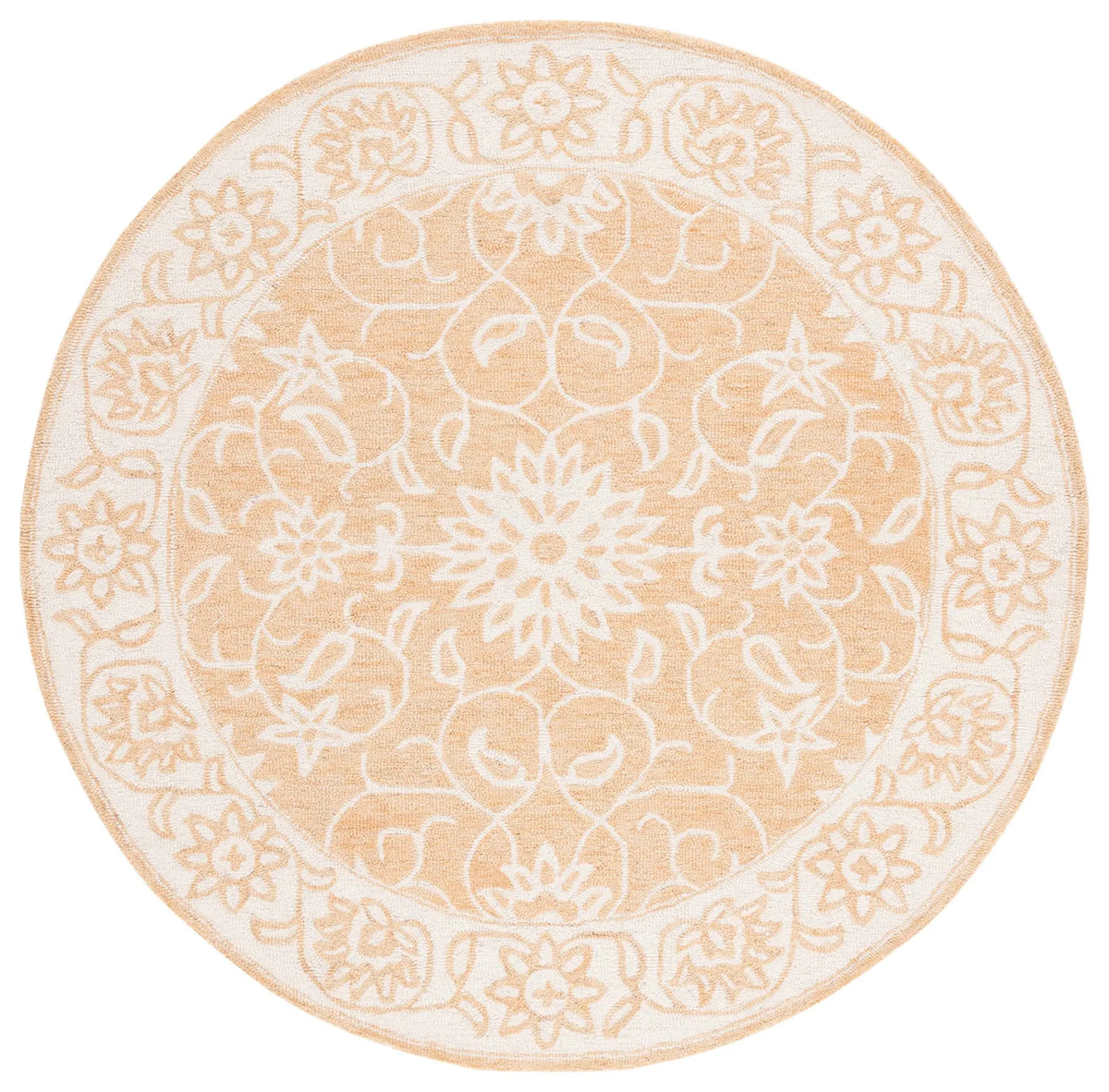 Safavieh Jardin 6'-0" x 6'-0" Rug in Yellow / Ivory
