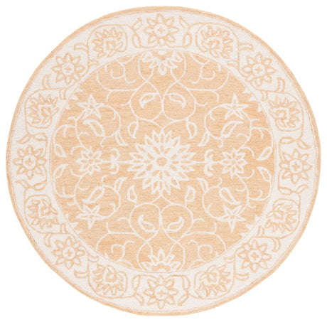 Safavieh Jardin 6'-0" x 6'-0" Rug in Yellow / Ivory