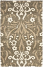 Safavieh Florida Shag 3'-3" x 5'-3" Rug in Smoke / Beige
