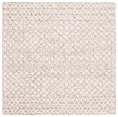 Safavieh Abstract 6'-0" x 6'-0" Rug in Ivory / Brown