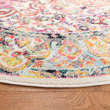 Safavieh Madison 200 6'-7" x 6'-7" Rug in Ivory / Red