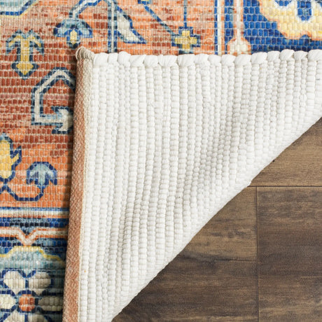 Safavieh Saffron 4'-0" x 6'-0" Rug in Blue / Coral