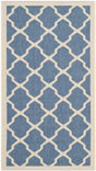 Safavieh Courtyard 2'-0" x 3'-7" Rug in Blue / Beige