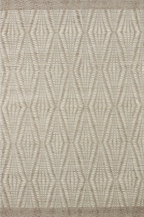 Loloi Kenzie Knz-01 Ivory/Taupe Rugs - main flat