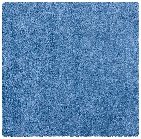 Safavieh Evolution Shag 500 6'-7" x 6'-7" Rug in Blue