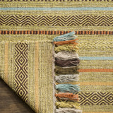 Safavieh Montauk 5'-0" x 8'-0" Rug in Green / Multi