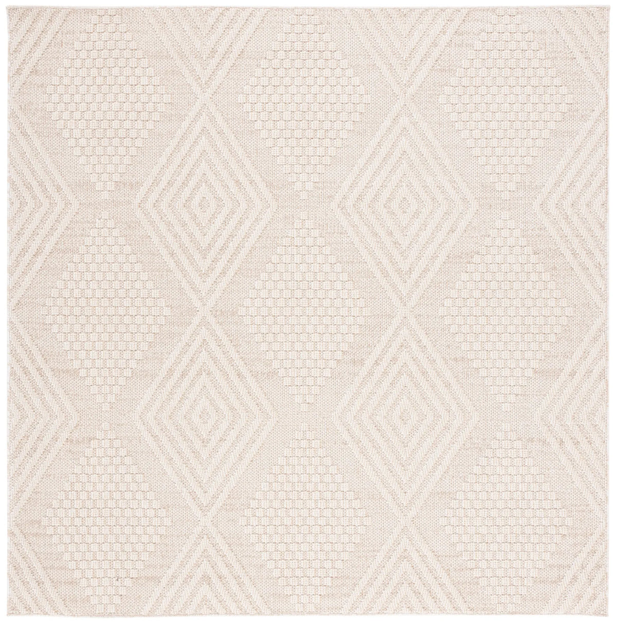 Safavieh Global 6'-7" x 6'-7" Rug in Beige / Ivory